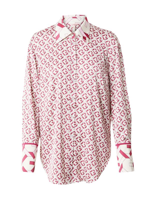 GUESS GUESS Bluza 'ALEXANDRA'  magenta / rosé / crna / bijela