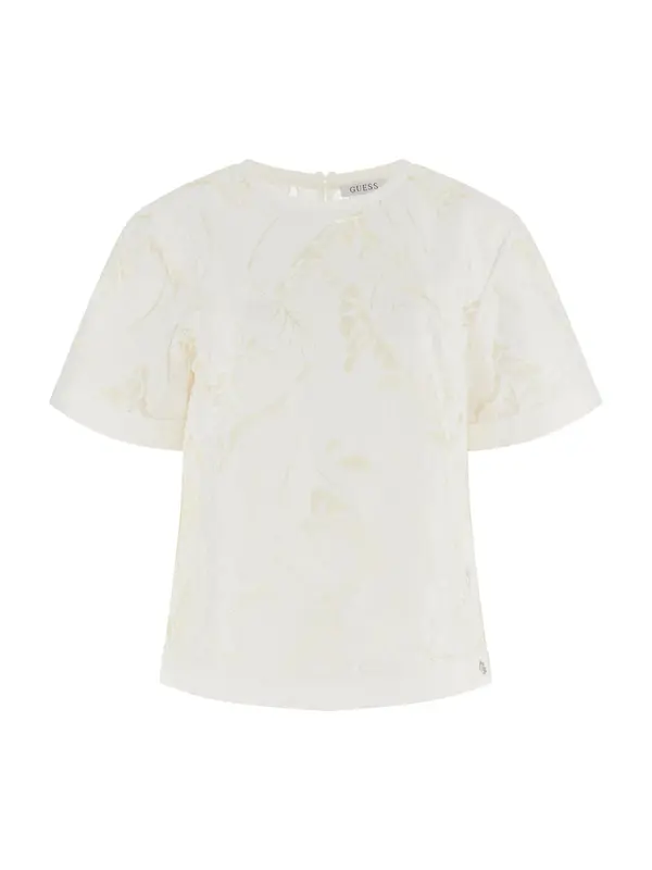 GUESS GUESS Bluza 'CASSANDRE'  vuneno bijela