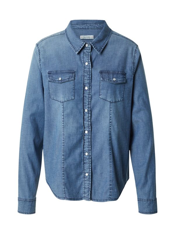 GUESS GUESS Bluza 'Kendall'  plavi traper