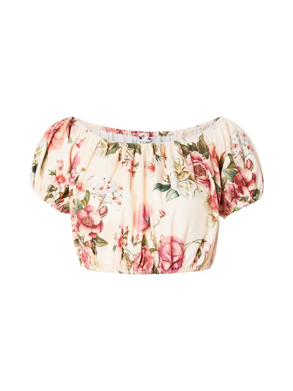 GUESS GUESS Bluza  maslinasta / magenta / rosé / prljavo roza