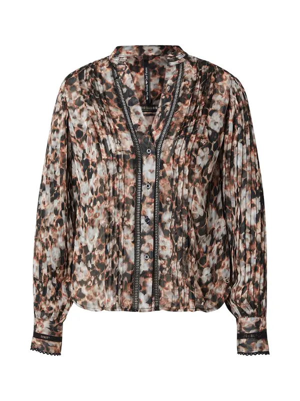 GUESS GUESS Bluza 'New Josette'  smeđa / crna / bijela