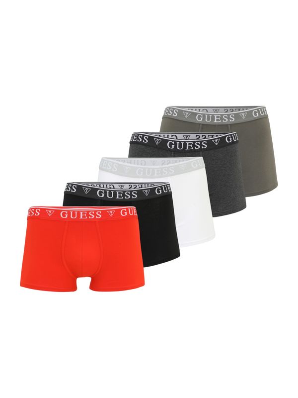 GUESS GUESS Bokserice  antracit siva / crvena / crna / bijela