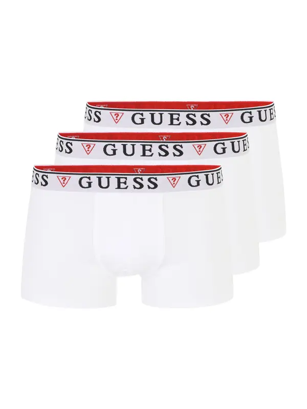 GUESS GUESS Bokserice 'BRIAN'  crvena / crna / bijela