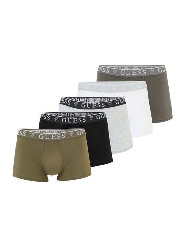 GUESS GUESS Bokserice  tamo siva / siva melange / maslinasta / crna / prljavo bijela