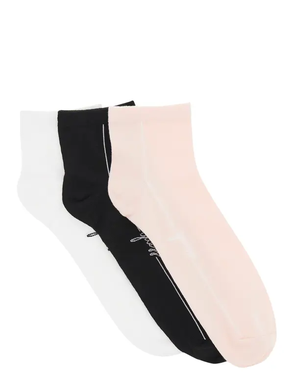 GUESS GUESS Čarape  rosé / crna / bijela