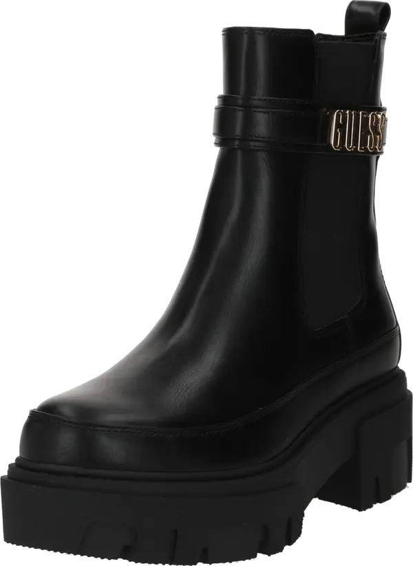 GUESS GUESS Čizmice 'Yelma'  zlatna / crna