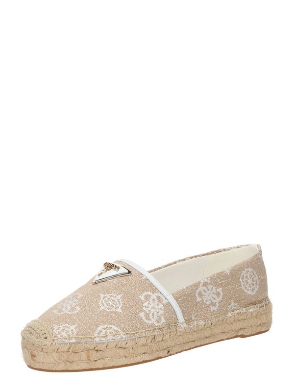 GUESS GUESS Espadrile 'JOLANDON'  bijela / vuneno bijela