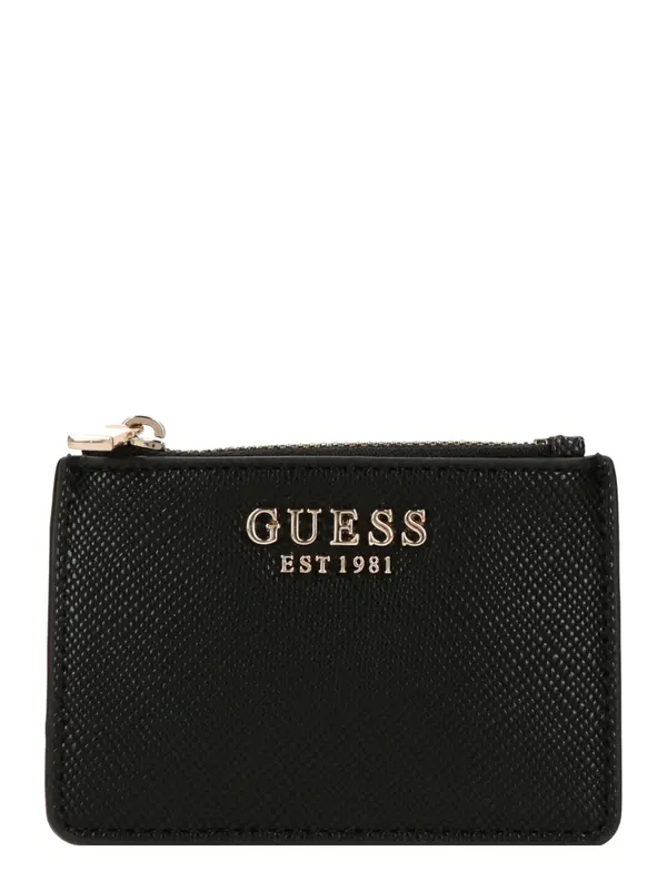GUESS GUESS Etui 'LAUREL II SLG CREDIT CARD CASE'  zlatna / crna
