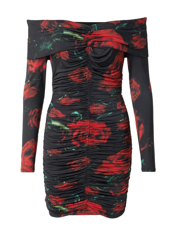 GUESS GUESS Haljina 'MIRIANA'  noćno plava / zelena / crvena