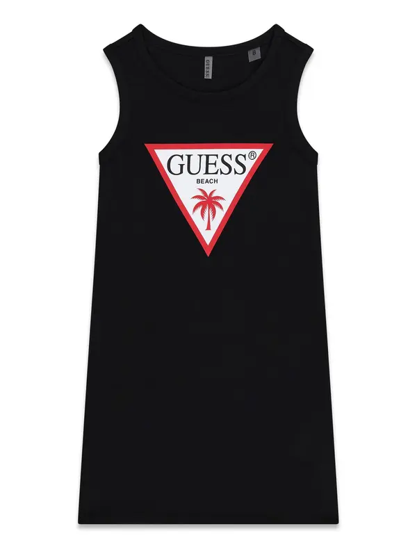 GUESS GUESS Haljina  svijetlo crvena / crna / bijela