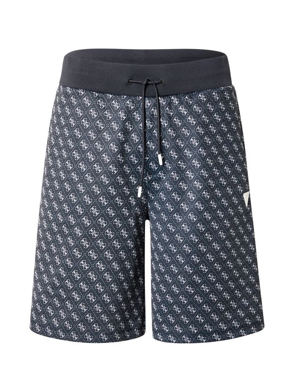 GUESS GUESS Hlače 'KORBIN'  crna / bijela