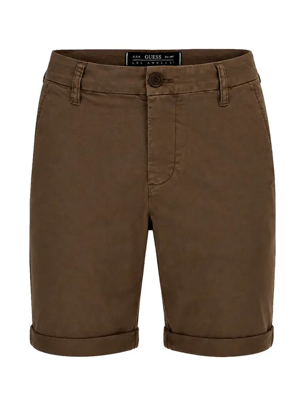 GUESS GUESS Hlače 'Myron Short'  smeđa