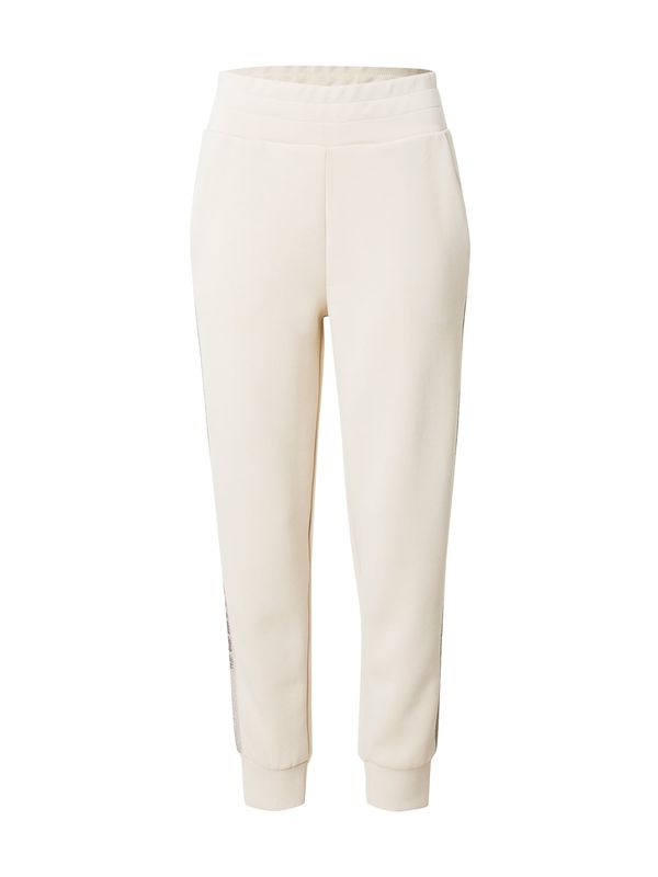 GUESS GUESS Hlače 'VICTOIRE'  bež / tamo siva / prljavo bijela