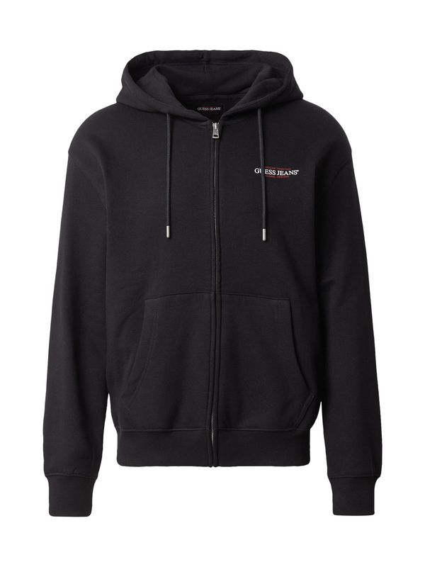 GUESS JEANS GUESS JEANS Gornji dio trenirke  crvena / crna / bijela