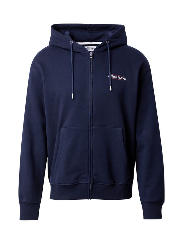 GUESS JEANS GUESS JEANS Gornji dio trenirke  morsko plava / crvena / bijela