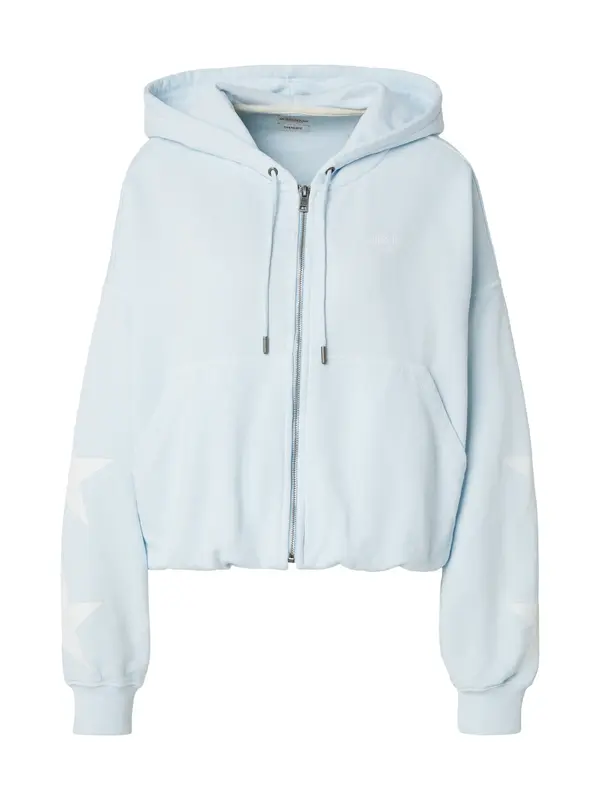 GUESS JEANS GUESS JEANS Gornji dio trenirke  pastelno plava / bijela