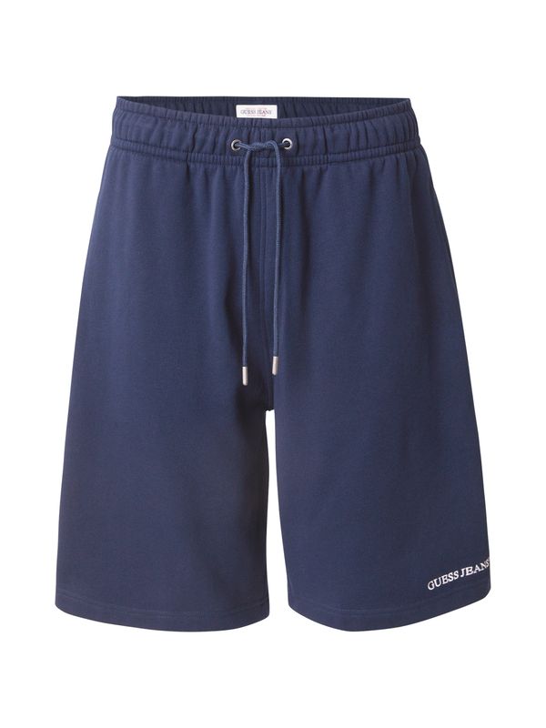 GUESS JEANS GUESS JEANS Hlače  morsko plava