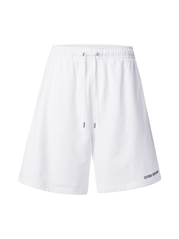 GUESS JEANS GUESS JEANS Hlače  tamno plava / bijela