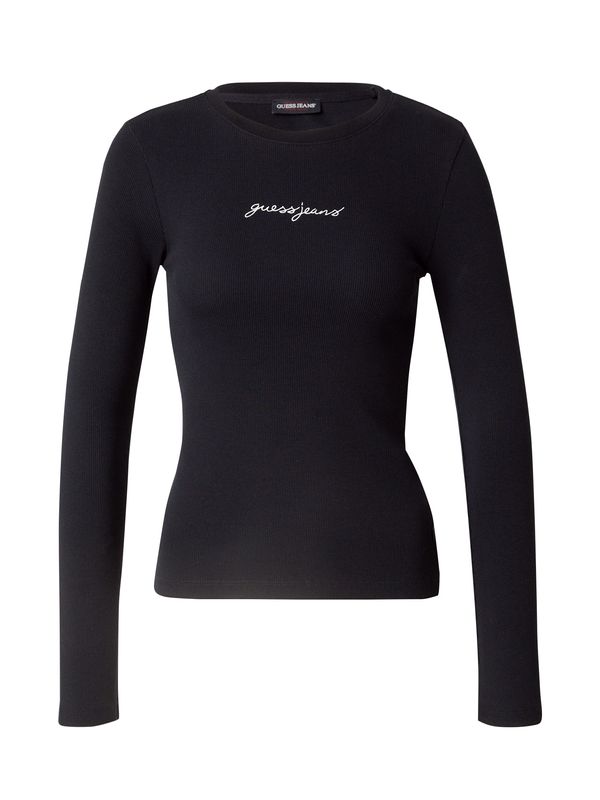 GUESS JEANS GUESS JEANS Majica  boja pijeska / crna