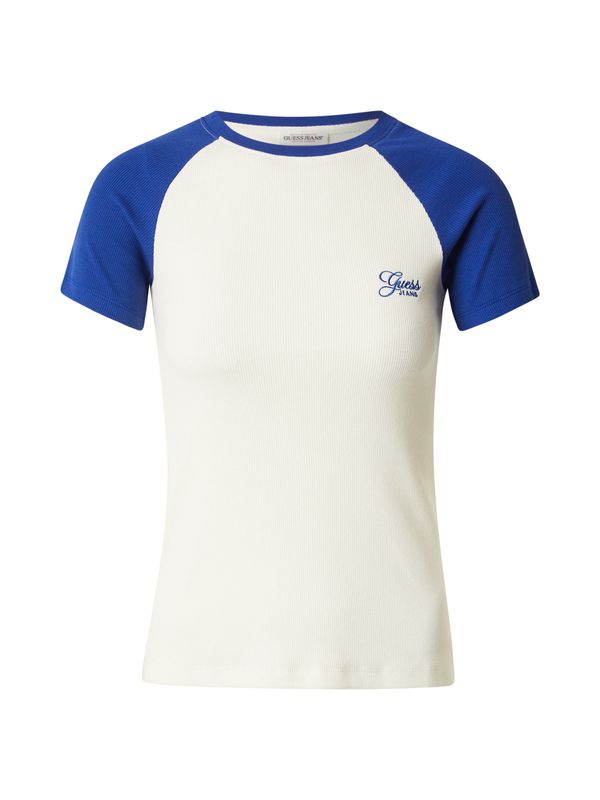 GUESS JEANS GUESS JEANS Majica  boja pijeska / kraljevsko plava