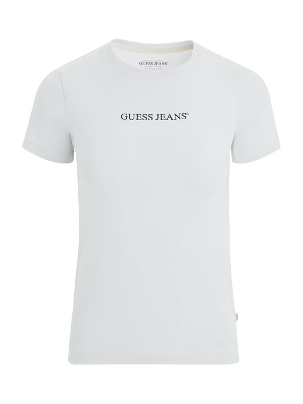 GUESS JEANS GUESS JEANS Majica  crna / bijela