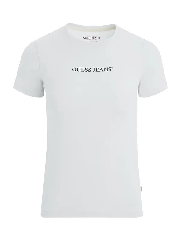 GUESS JEANS GUESS JEANS Majica  crna / bijela