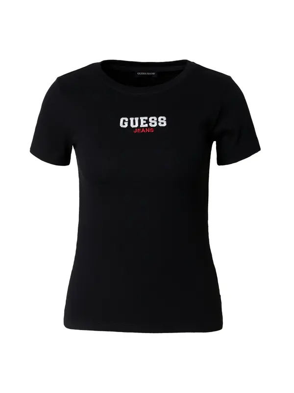 GUESS JEANS GUESS JEANS Majica  crvena / crna / bijela