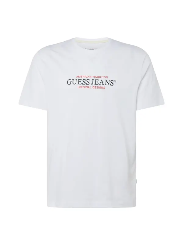 GUESS JEANS GUESS JEANS Majica  crvena / crna / bijela
