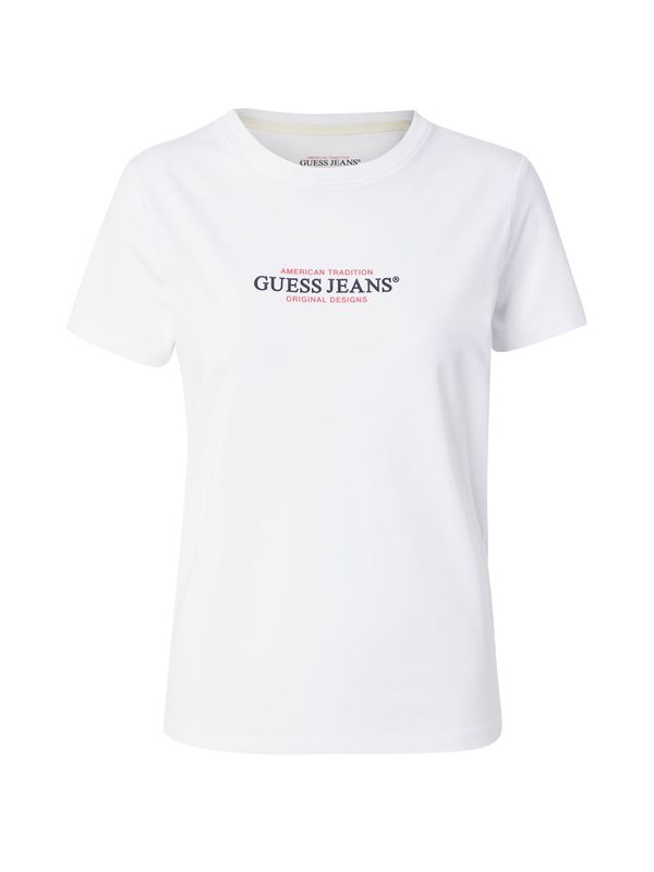 GUESS JEANS GUESS JEANS Majica  crvena / crna / bijela