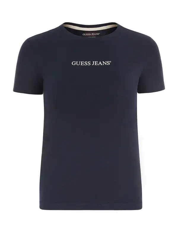 GUESS JEANS GUESS JEANS Majica  morsko plava / bijela