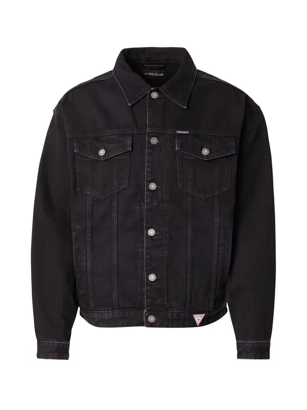 GUESS JEANS GUESS JEANS Prijelazna jakna  crni traper