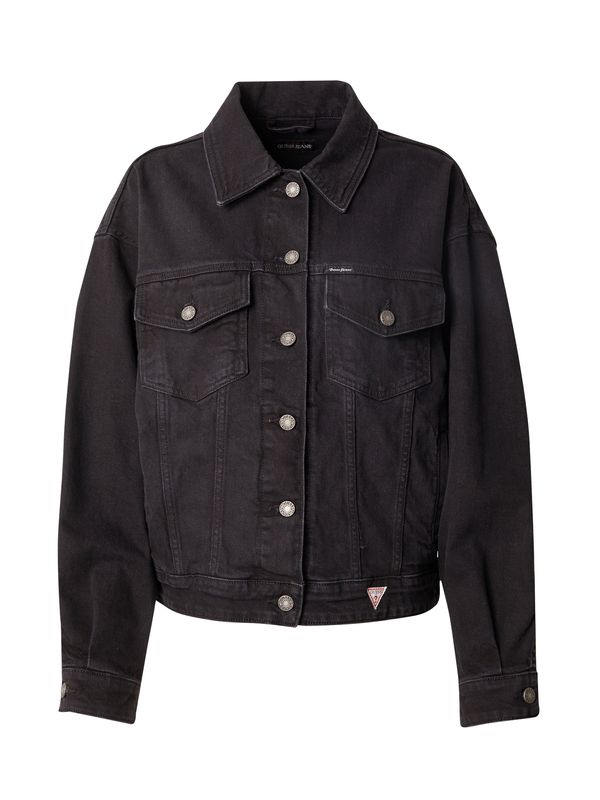 GUESS JEANS GUESS JEANS Prijelazna jakna  crni traper