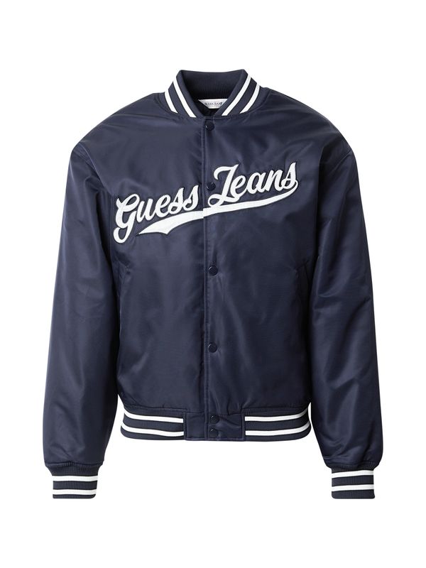 GUESS JEANS GUESS JEANS Prijelazna jakna  morsko plava / bijela