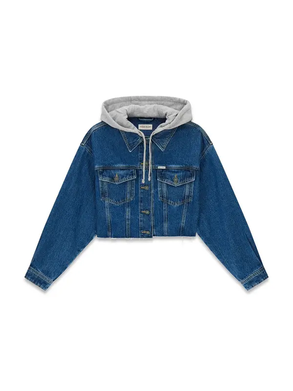 GUESS JEANS GUESS JEANS Prijelazna jakna  plavi traper