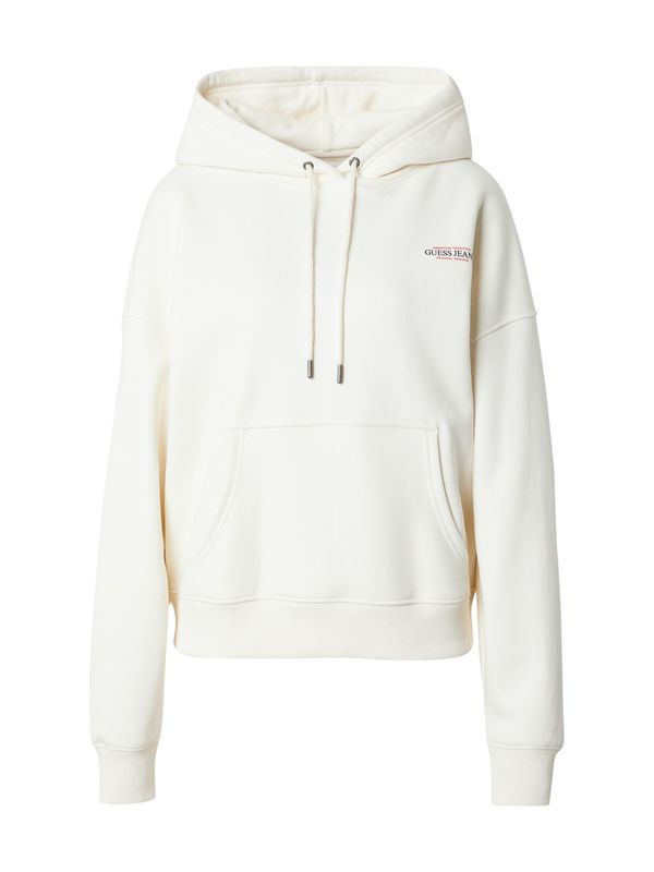 GUESS JEANS GUESS JEANS Sweater majica  boja pijeska / crvena / crna