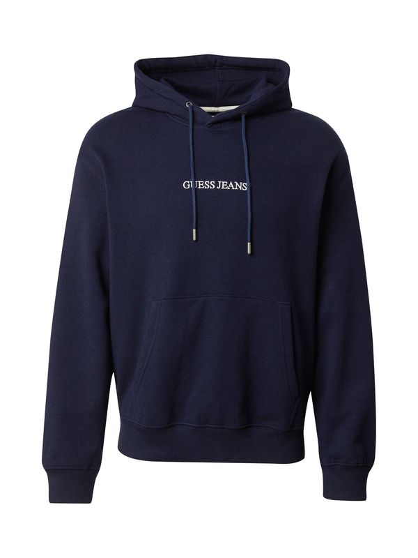 GUESS JEANS GUESS JEANS Sweater majica  morsko plava / bijela