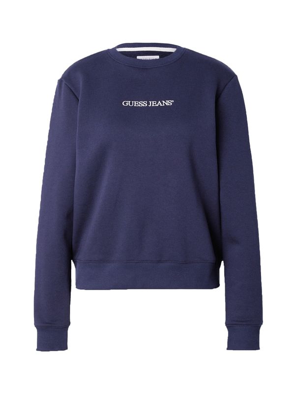 GUESS JEANS GUESS JEANS Sweater majica  morsko plava / bijela