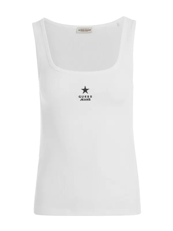 GUESS JEANS GUESS JEANS Top  crna / bijela