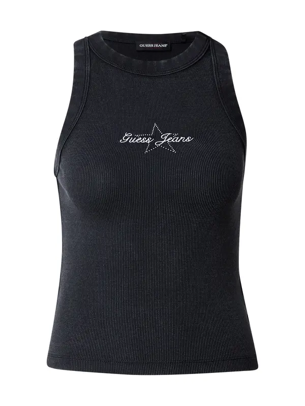 GUESS JEANS GUESS JEANS Top  crna / bijela