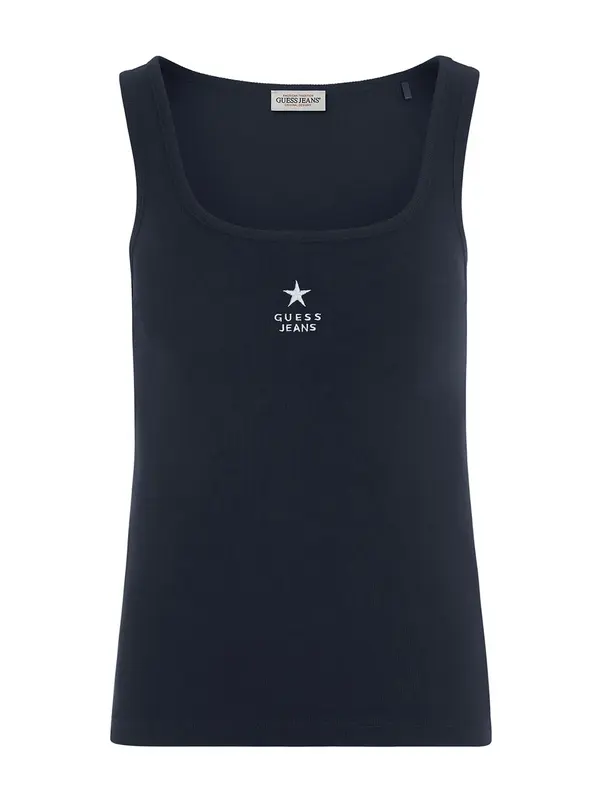 GUESS JEANS GUESS JEANS Top  noćno plava / bijela