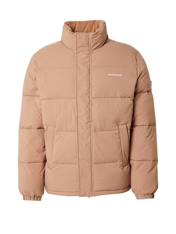 GUESS JEANS GUESS JEANS Zimska jakna  pijesak / bijela