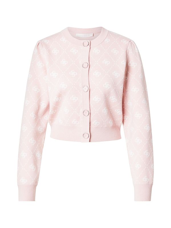 GUESS GUESS Kardigan 'Sarah'  roza / bijela