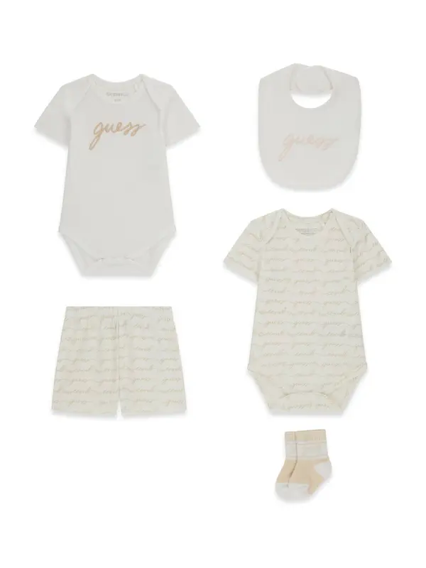 GUESS GUESS Komplet  ecru/prljavo bijela / zlatna