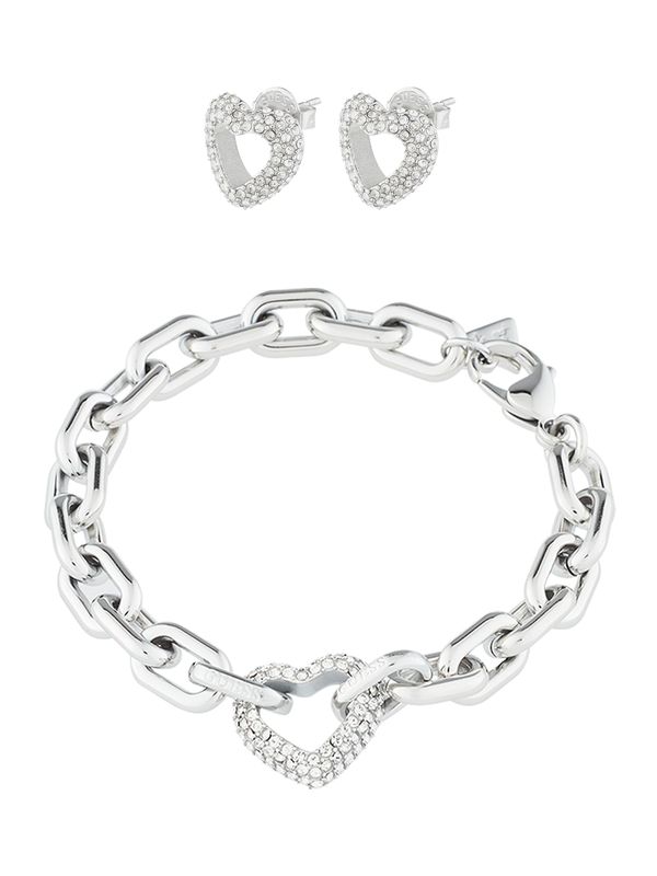 GUESS GUESS Komplet nakita  srebro
