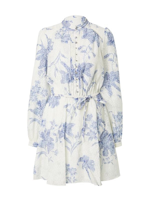 GUESS GUESS Košulja haljina 'ADLAIDE'  svijetlobež / svijetloplava / prljavo bijela