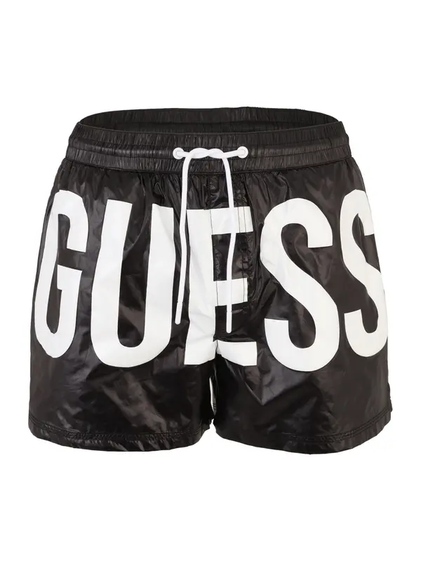 GUESS GUESS Kupaće hlače 'ULTRA'  crna / bijela