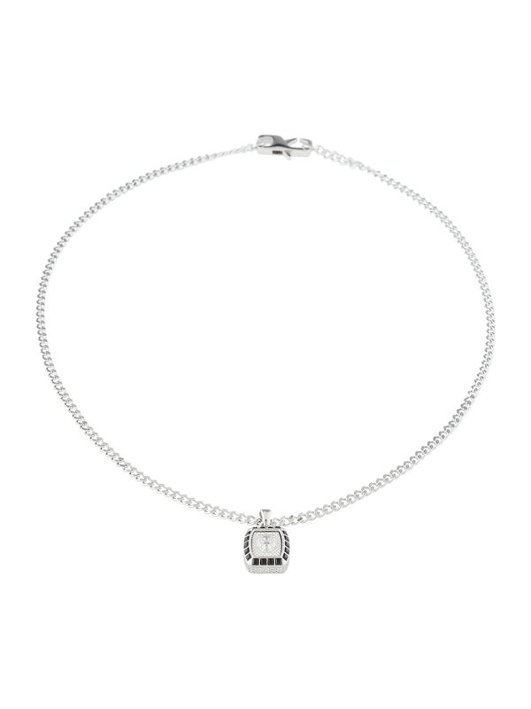 GUESS GUESS Lančić  crna / srebro