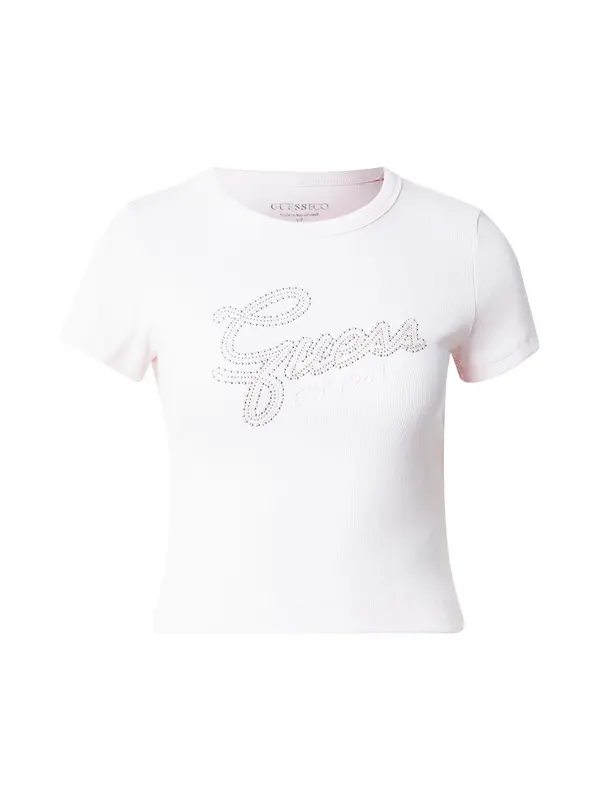 GUESS GUESS Majica  bež / pastelno roza