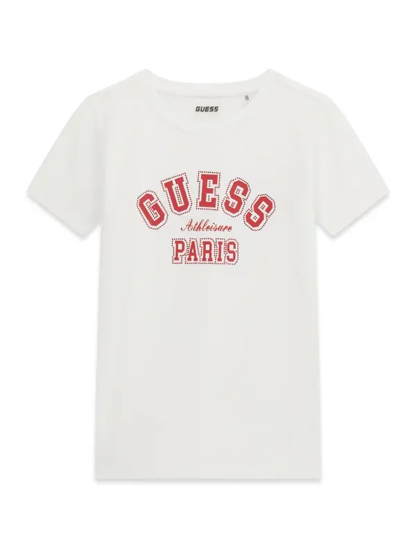 GUESS GUESS Majica  crvena / bijela