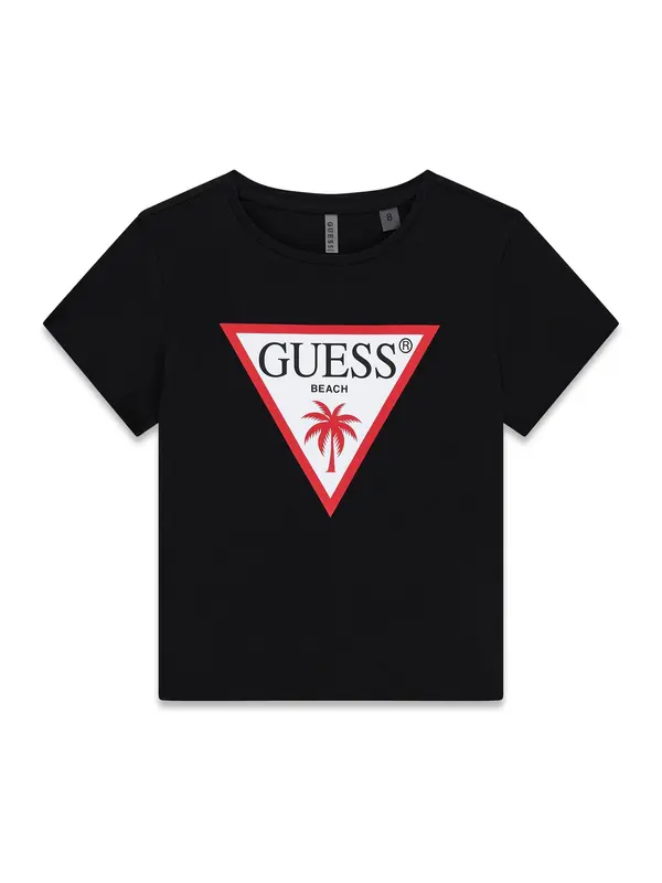 GUESS GUESS Majica  crvena / crna / bijela